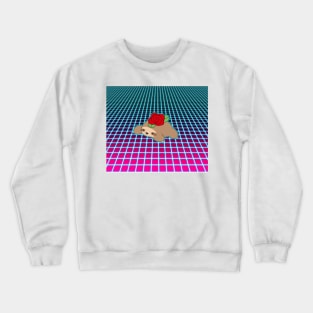 Rose Sloth Vaporwave Crewneck Sweatshirt